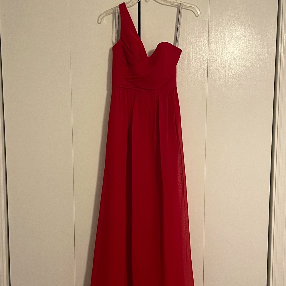 Alfred Angelo one shoulder bridesmaid dress
